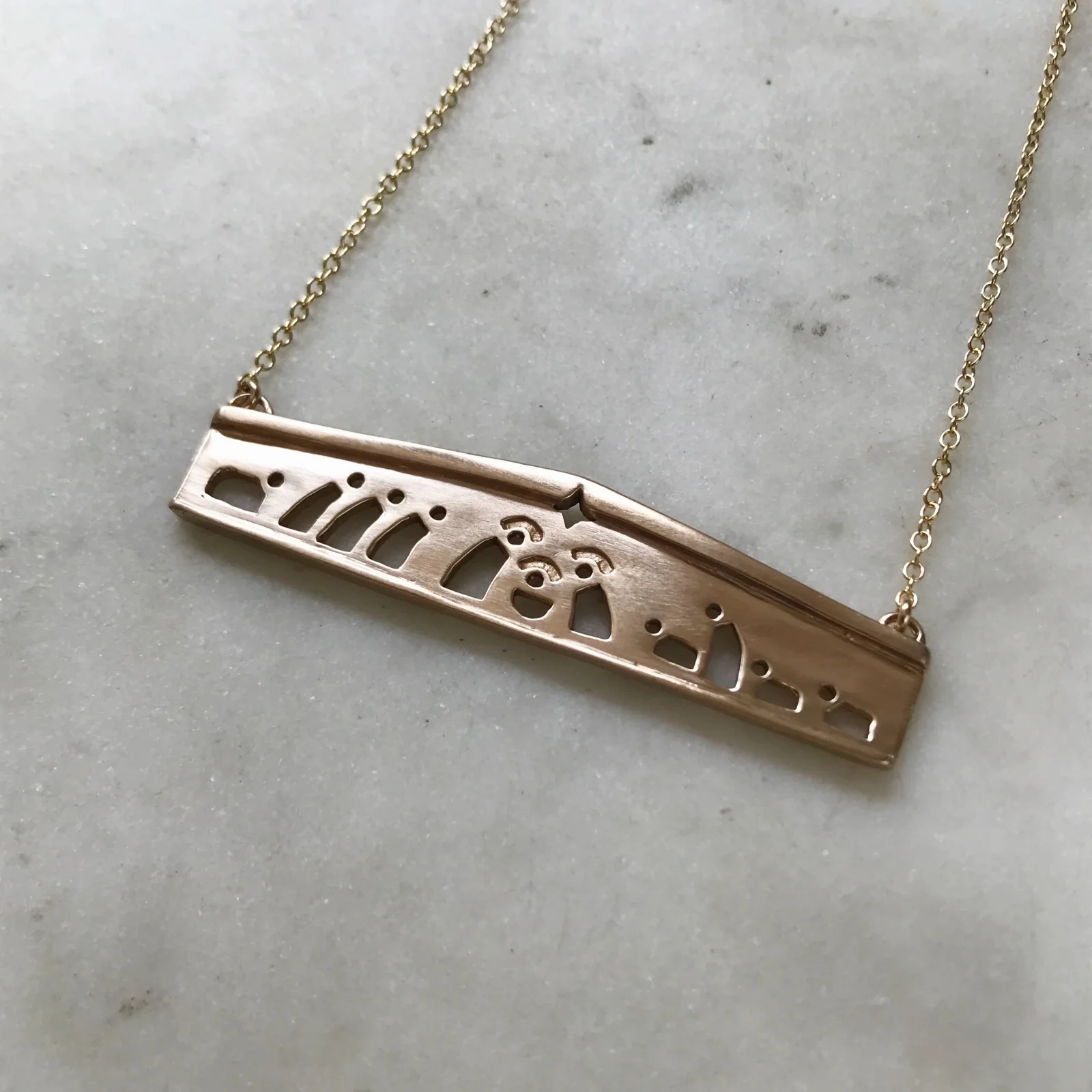 NATIVITY BAR NECKLACE - Image 2