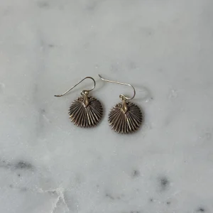 PALMETTO LEAF EARRINGS — SMALL