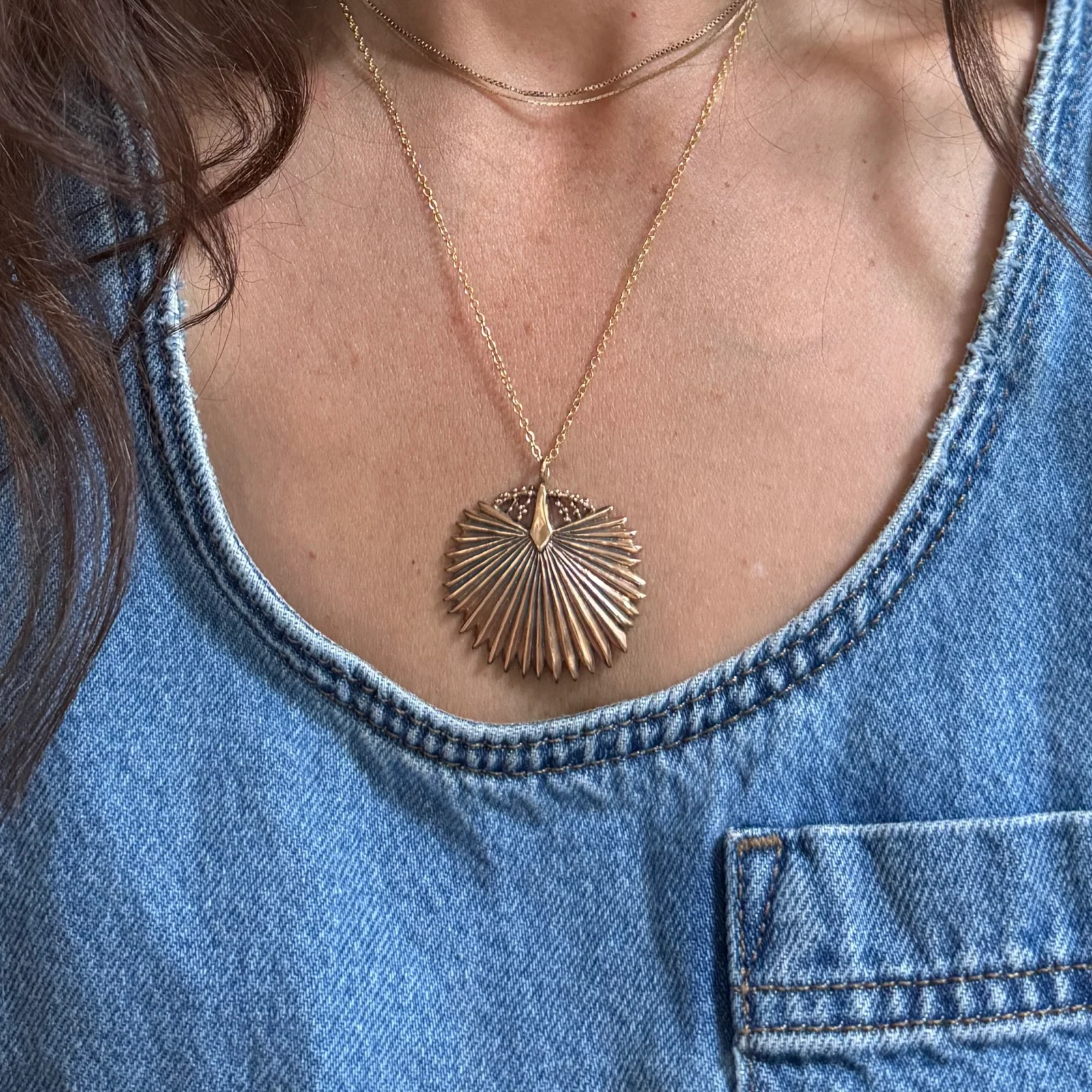 PALMETTO LEAF PENDANT — LARGE - Image 2