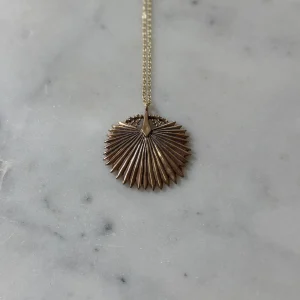 PALMETTO LEAF PENDANT — LARGE