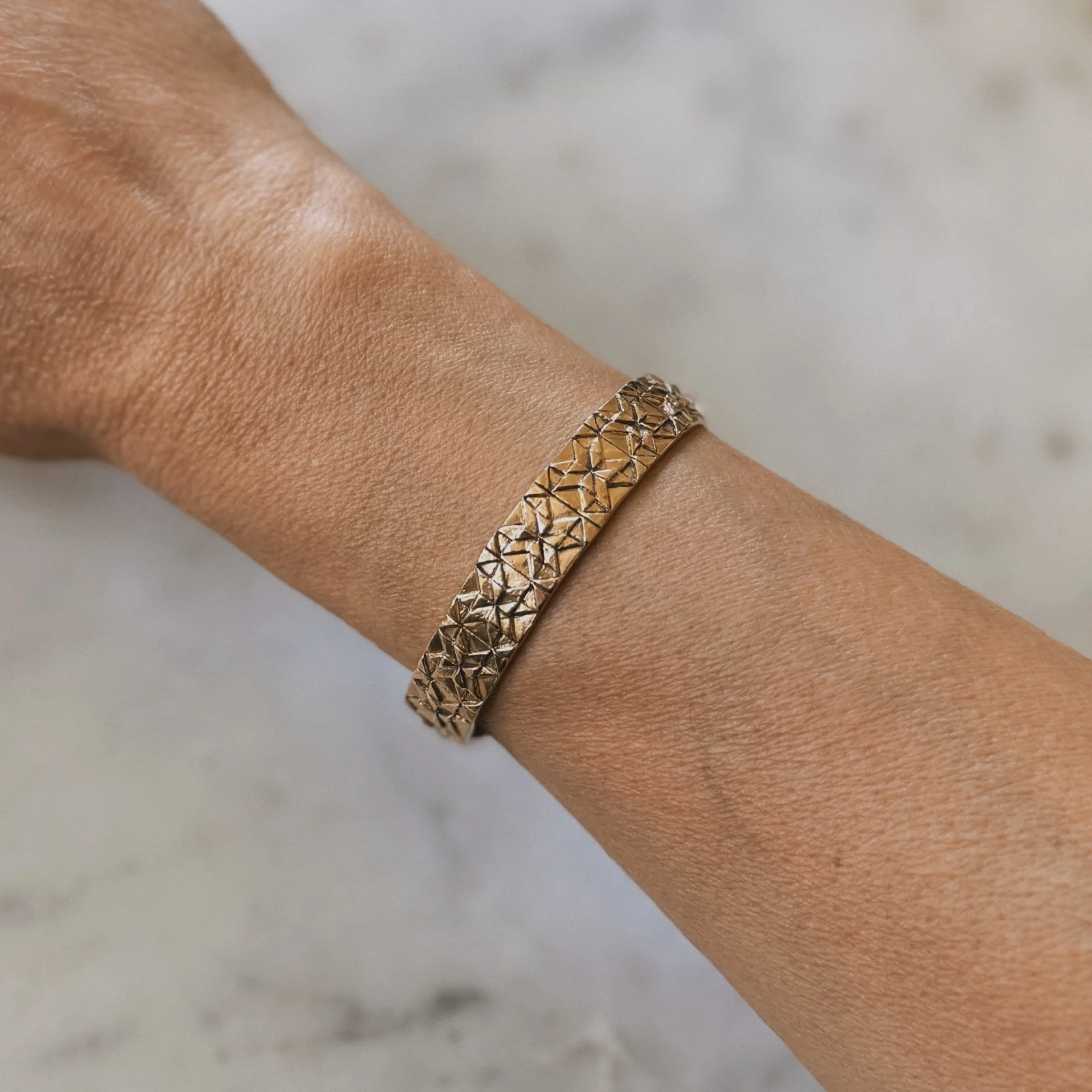 QUILT SQUARE CUFF — ONE ROW - Image 2
