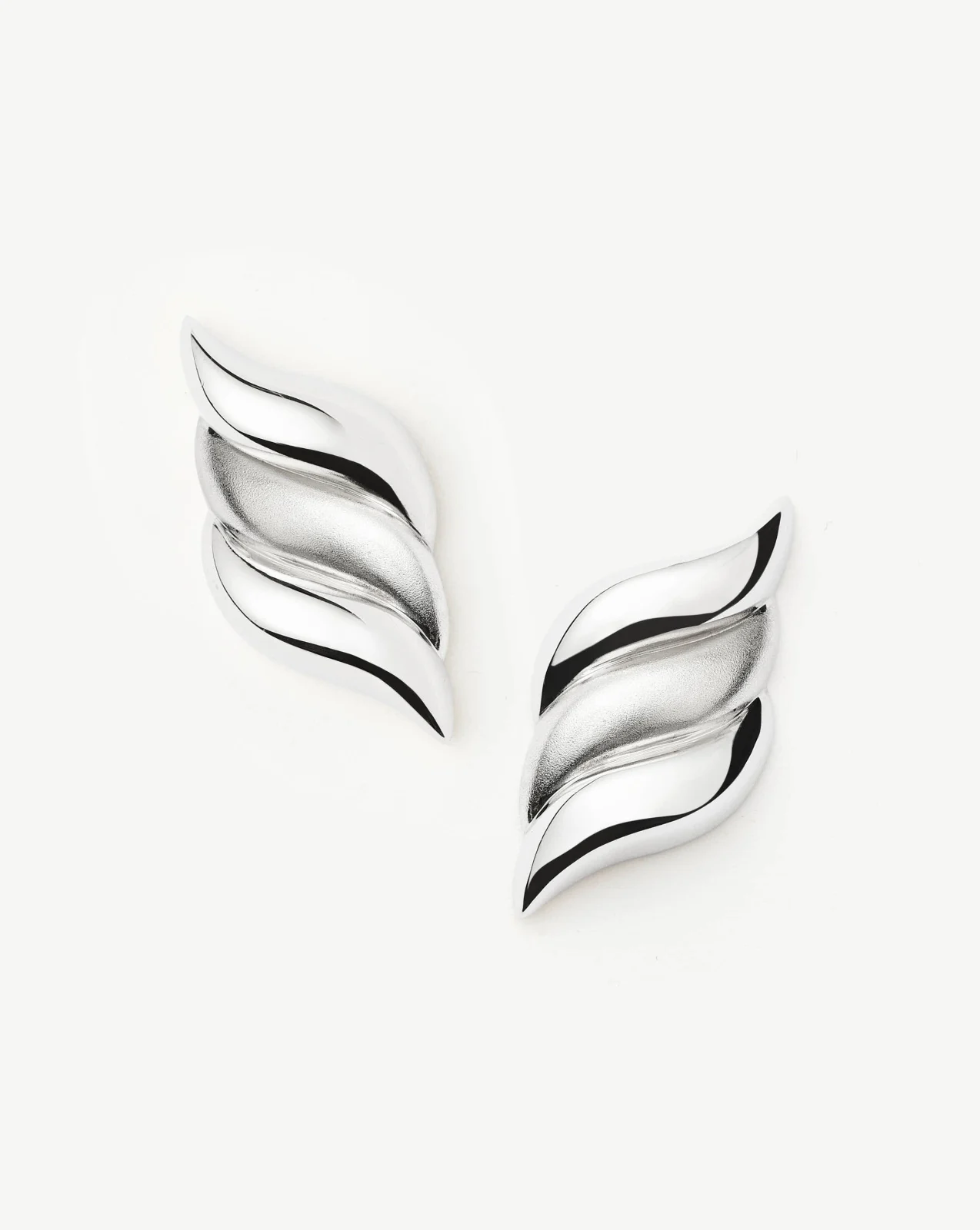 Savi Signature Oversized Stud Earrings | Sterling Silver