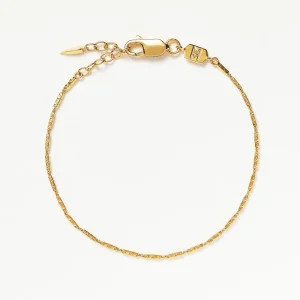 Savi Textured Link Chain Bracelet