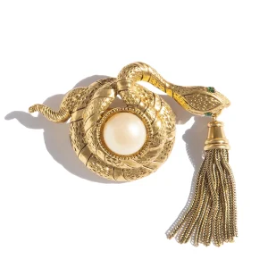 Serpentine Brooch