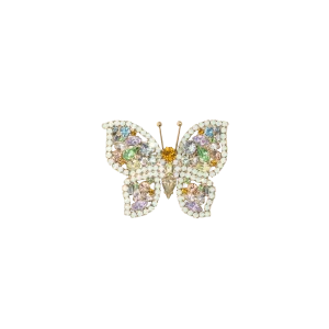 Small Butterfly in Chrysolite Opal / Topaz / Peridot