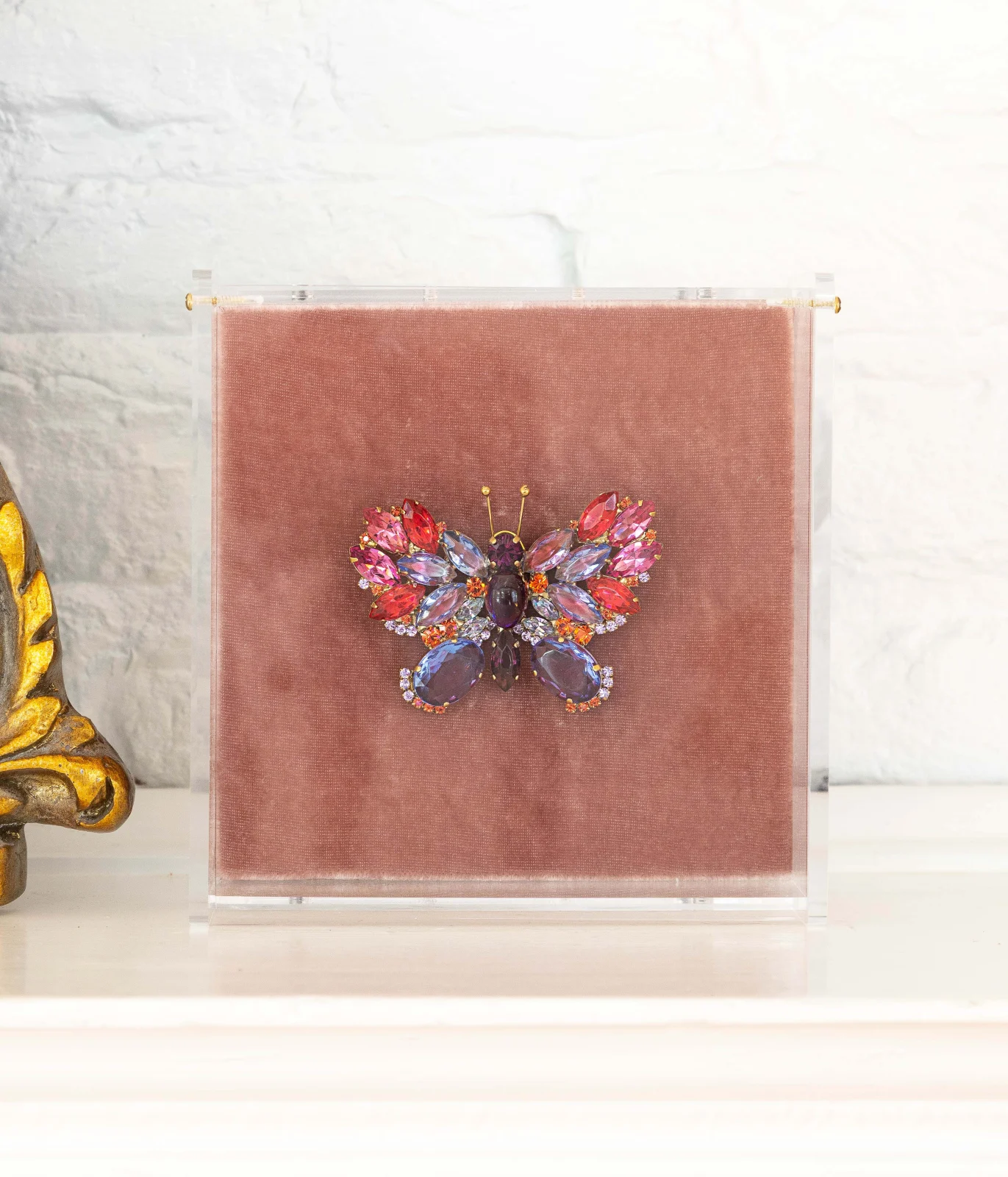 Small Butterfly in Sapphire / Amethyst / Rose - Image 2