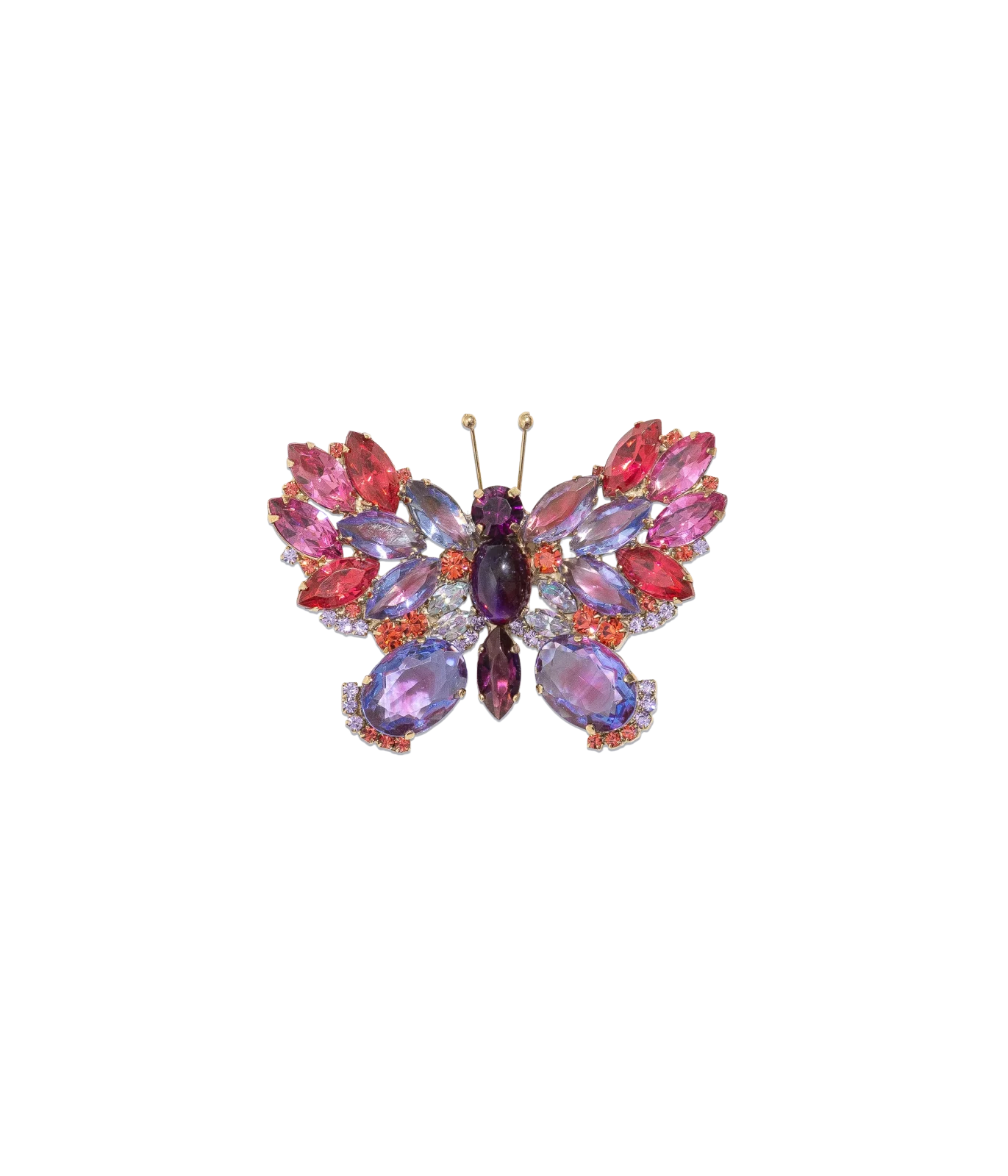 Small Butterfly in Sapphire / Amethyst / Rose