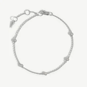 Solid Gold Floating Diamond Bracelet