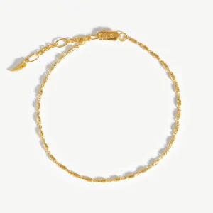 Solid Gold Vervelle Chain Bracelet