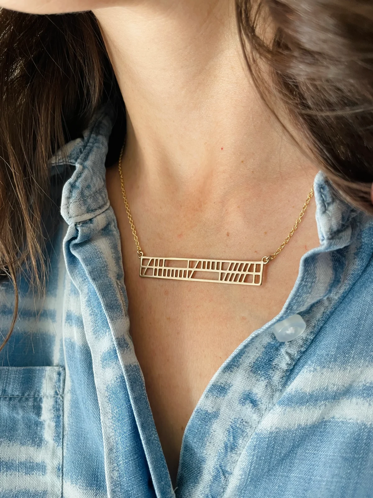 SOUL FRIEND BAR NECKLACE - Image 2