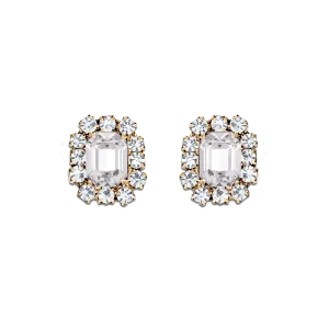 Tati Studs in Crystal