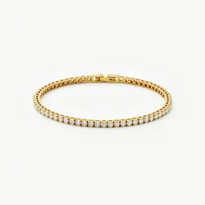 Tennis Everyday Bracelet | 18ct Gold Plated/Cubic Zirconia