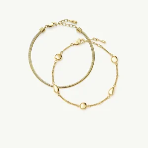 The Add Some Shine Bracelet Set | 18ct Gold Plated