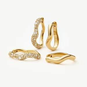 The Day-to-Night Hoop Set | 18ct Gold Plated/Cubic Zirconia