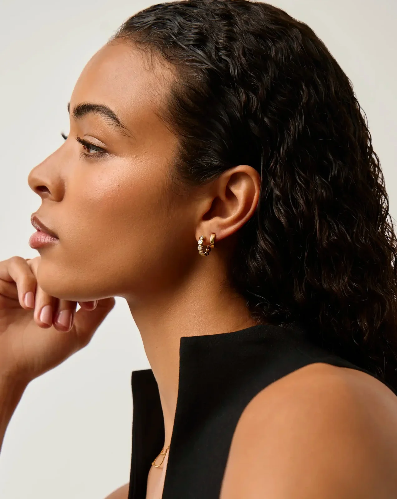 The Forever Hoop Set | 18ct Gold Vermeil - Image 2