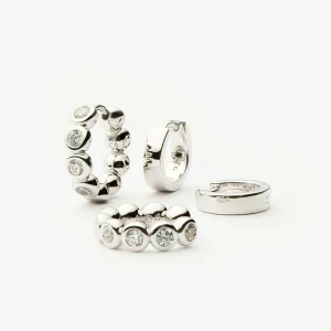The Forever Hoop Set | Sterling Silver