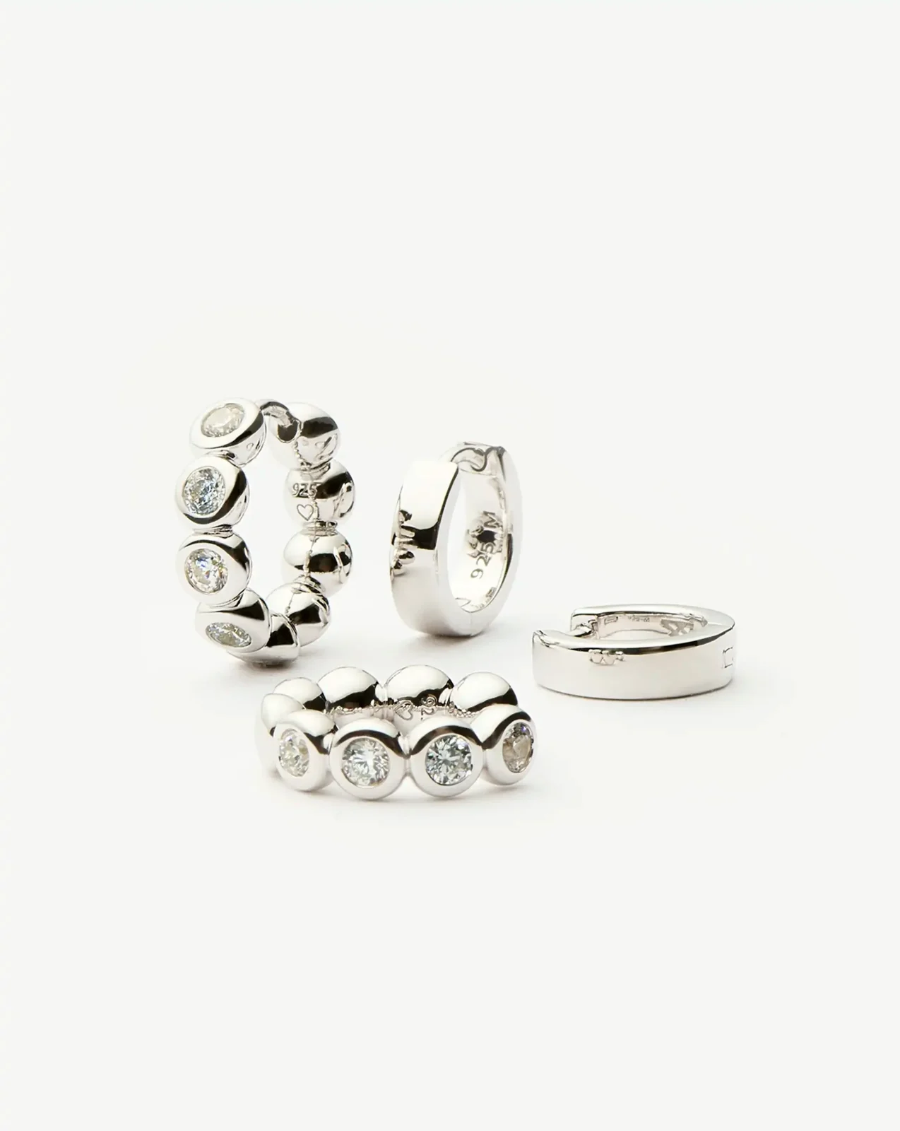 The Forever Hoop Set | Sterling Silver