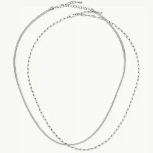 The Go-To Necklace Set | Platinum Plated
