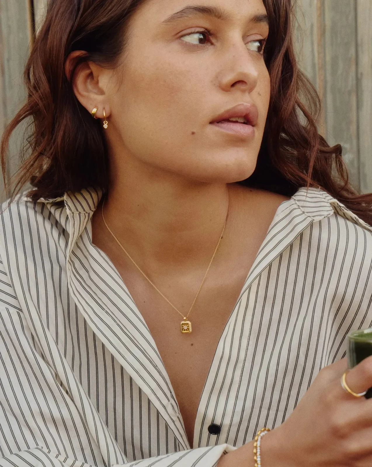 The Meaningful June Birthstone Set | 18ct Gold Vermeil/Rainbow Moonstone - Image 2