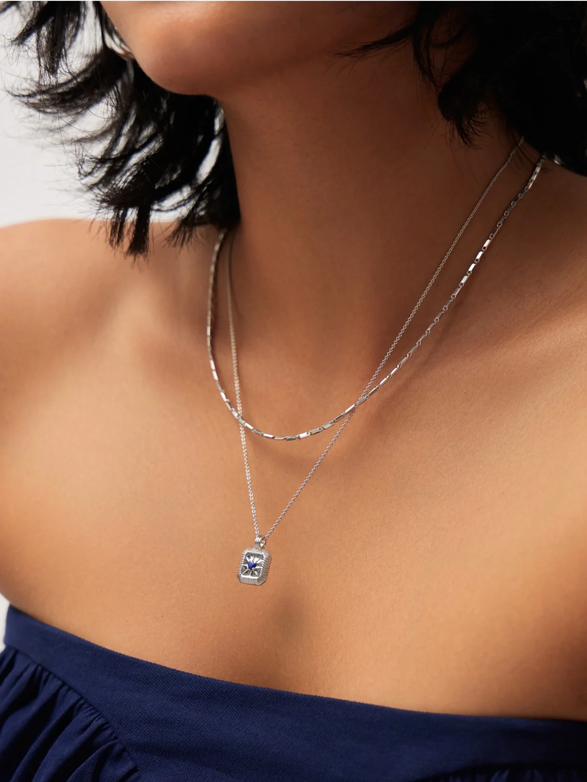 The Meaningful September Birthstone Set | Sterling Silver/Lapis - Image 2