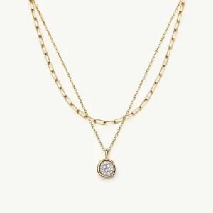 The Treat Yourself Necklace Set | 18ct Gold Plated/Cubic Zirconia