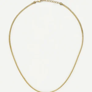 Thin Snake Chain Necklace | 18ct Gold Plated