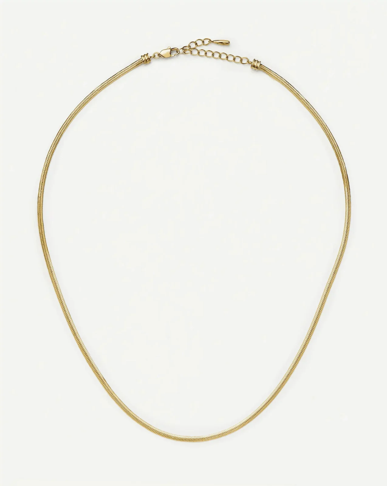 Thin Snake Chain Necklace | 18ct Gold Plated