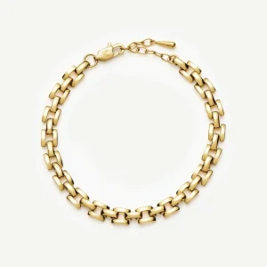 Timepiece Link Chain Bracelet | 18ct Gold Plated