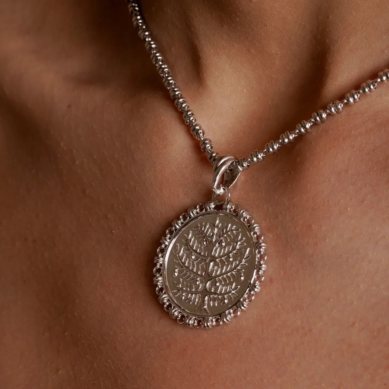 Tree of Life Pendant in Silver - Image 2
