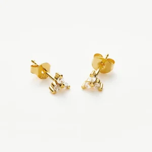 Trinal Stud Earrings