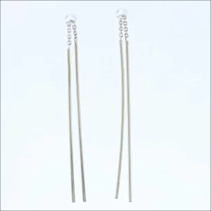 Wire Threader Earrings 14KW