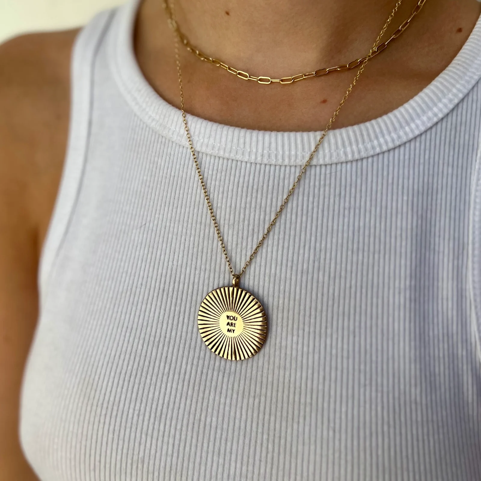 YOU ARE MY SUNSHINE PENDANT — LARGE - Image 2