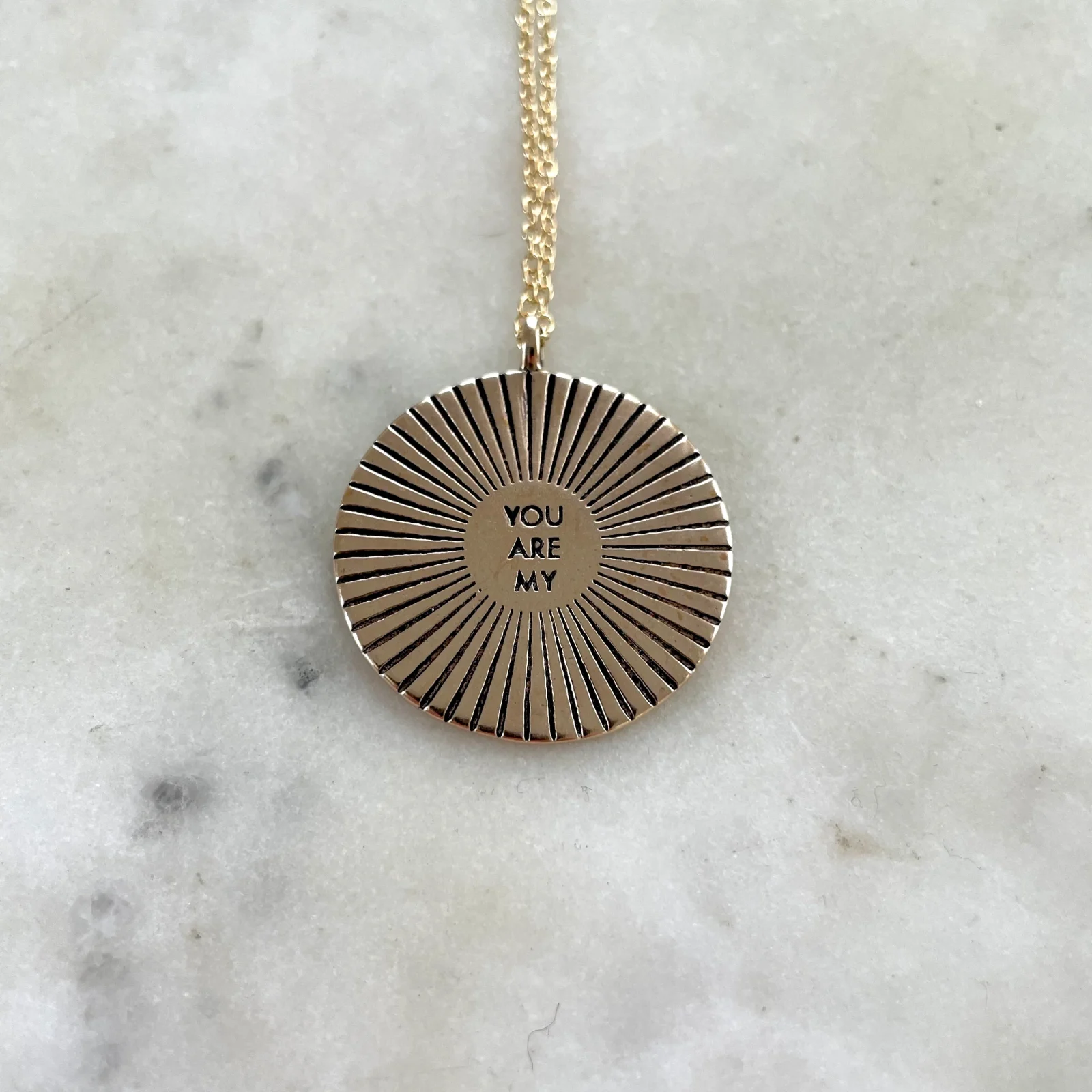 YOU ARE MY SUNSHINE PENDANT — LARGE